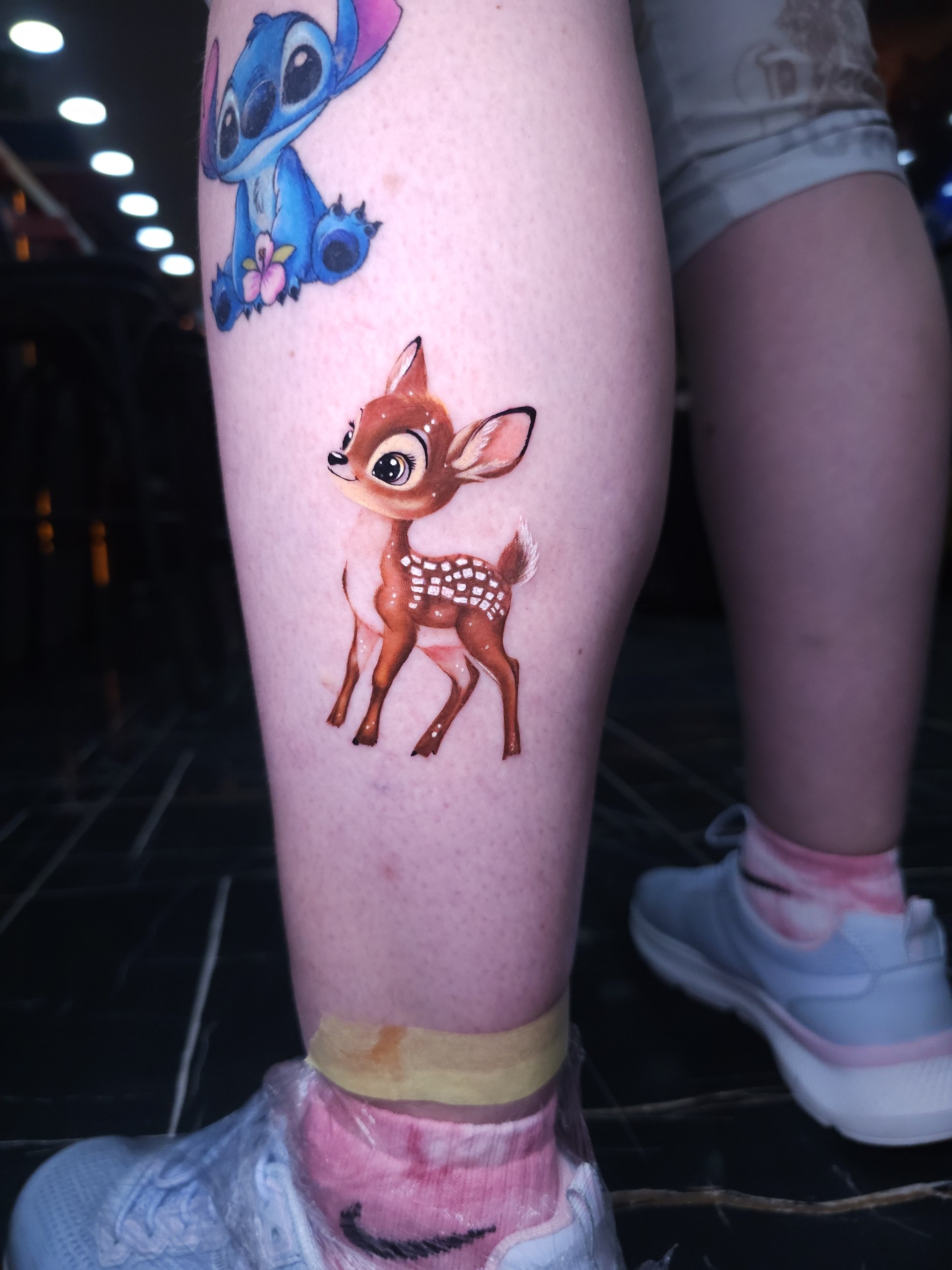 Black and grey arm tattoo