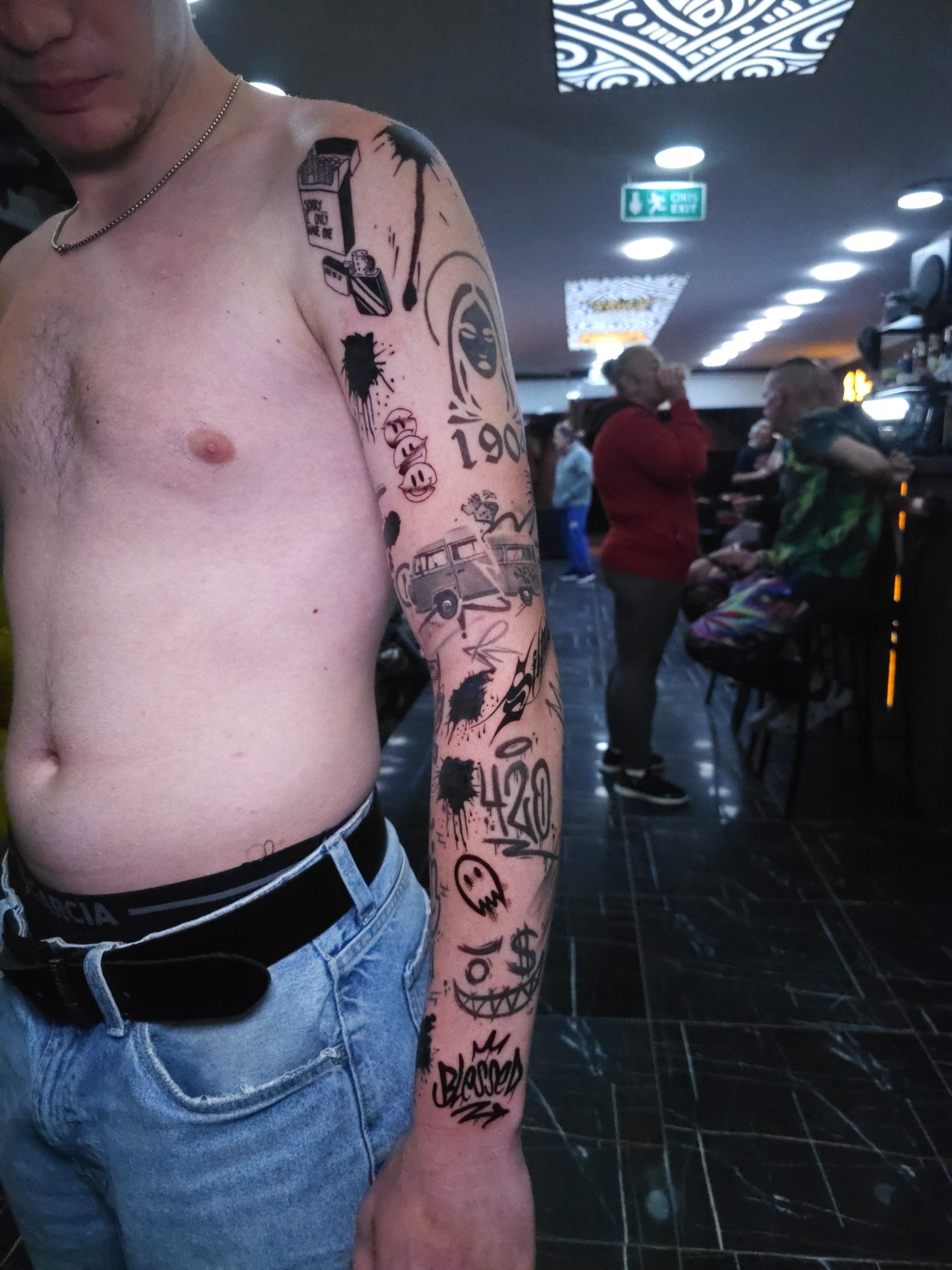 Realistic animal tattoo